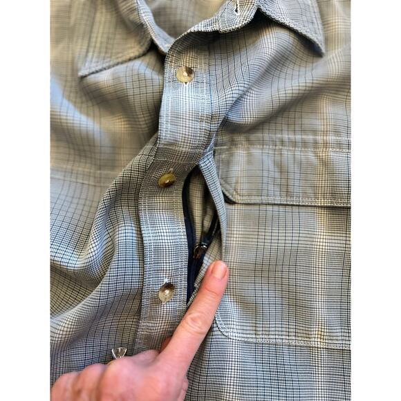 THE NORTH FACE MENS SHORT SLEEVE BUTTON DOWN PLAID SHIRT SIZE S - Picture 9 of 15
